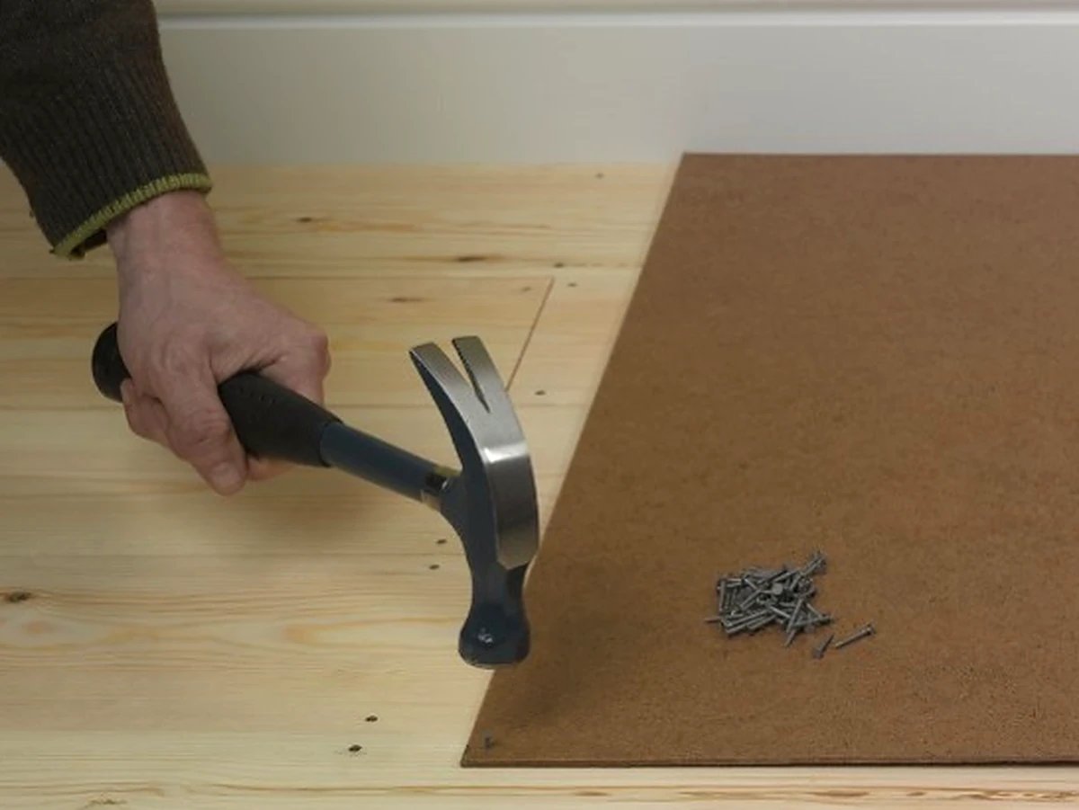 Flooring Underlayment — hardboard application example