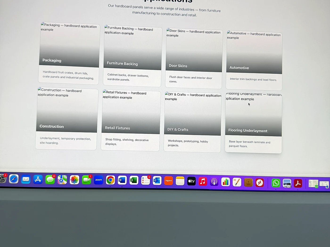 DIY & Crafts — hardboard application example